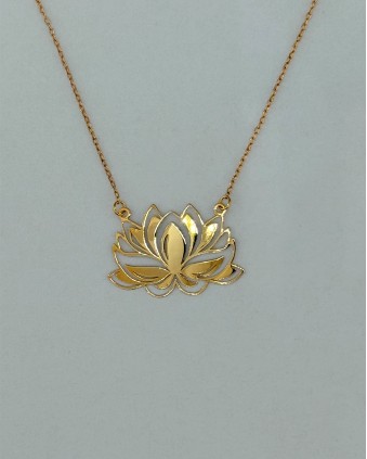 گردنبند لوتوس لیزری