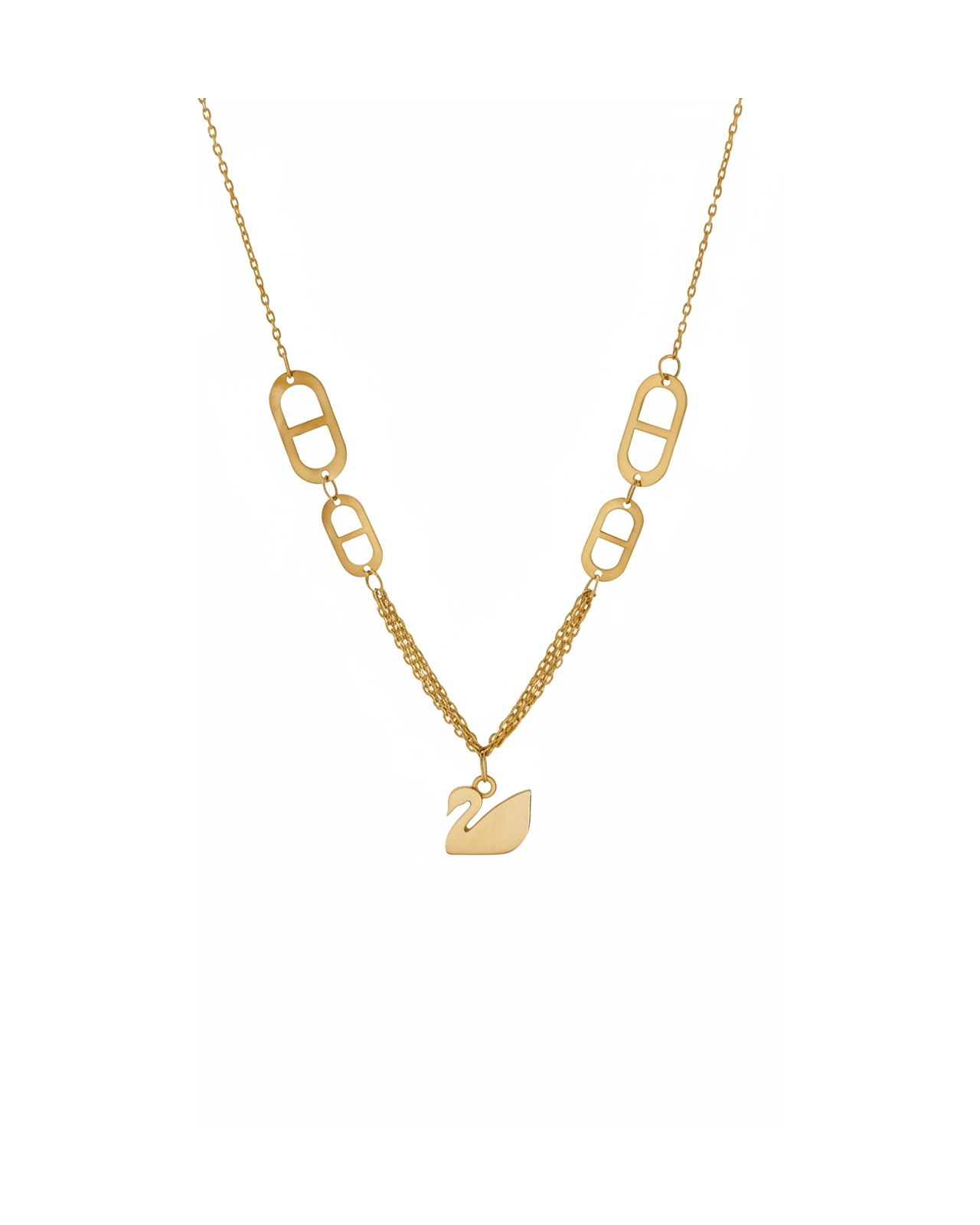 گردنبند قو داما هرمسی طلا